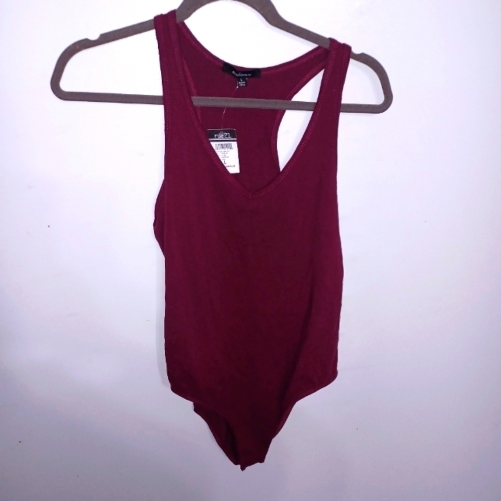 Wine tank bodysuit W Sz L
